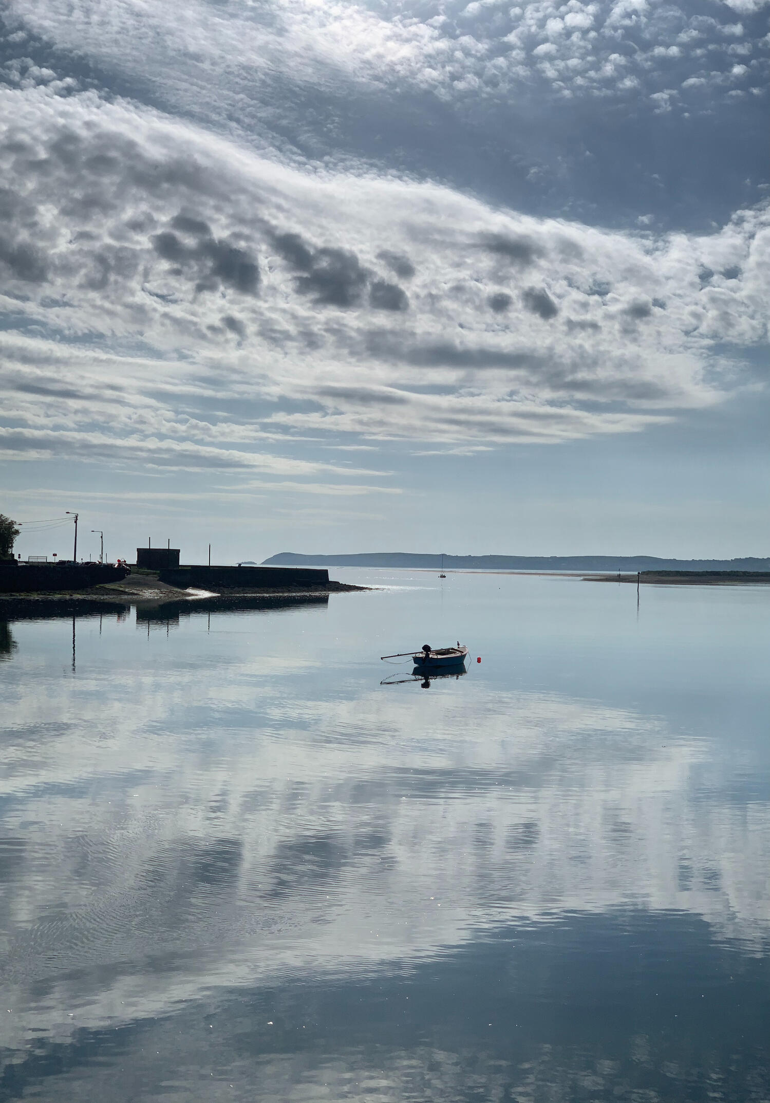 Art derived from a photograph by Kevin MacAlan taken on Davitt's Quay in Dungarvan, Co Waterford.
