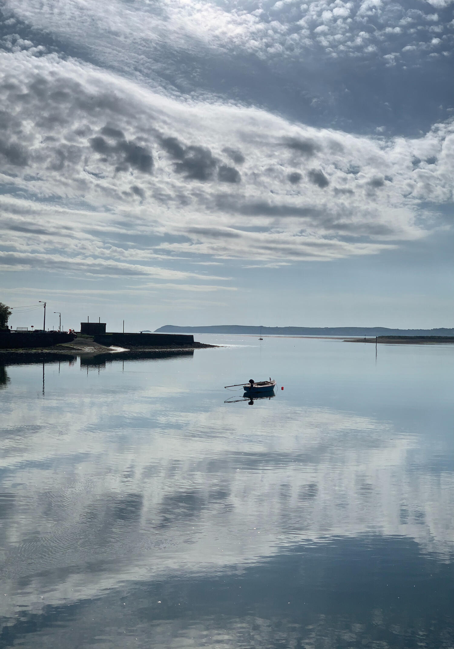 Art derived from a photograph by Kevin MacAlan taken on Davitt's Quay in Dungarvan, Co Waterford.