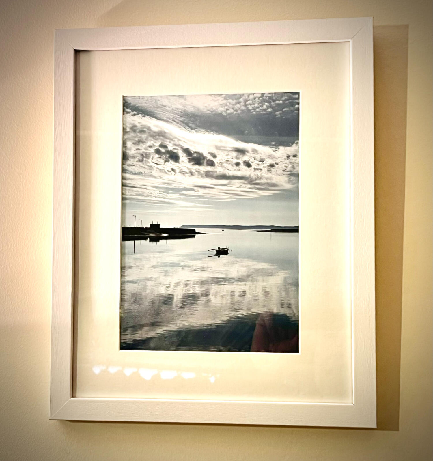 Art derived from a photograph by Kevin MacAlan taken on Davitt's Quay in Dungarvan, Co Waterford.